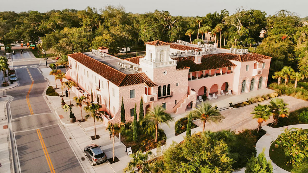 Hacienda Hotel Aerial