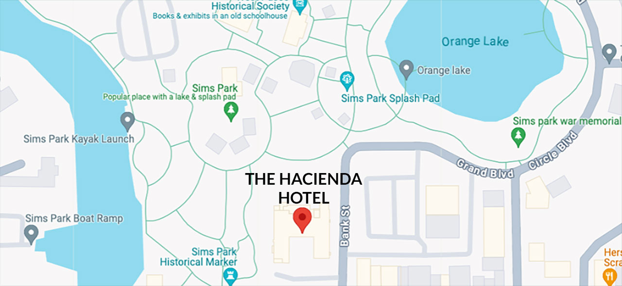 Hacienda Location Map